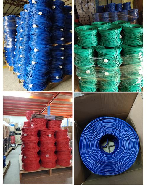 工厂供应 超五类多股铜包铝网线 cat5e utp 26awg 超五类网络线